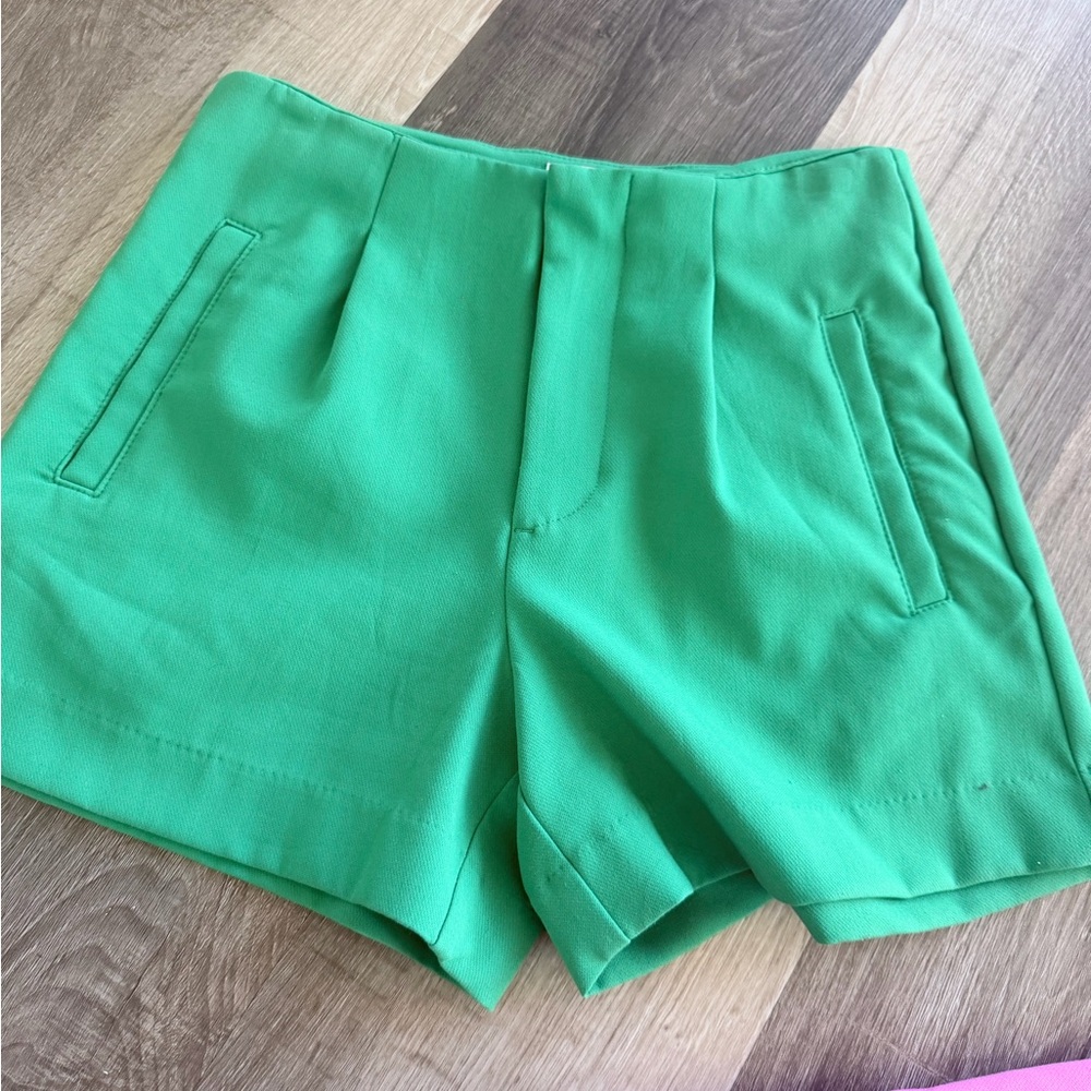 Green Women's Shorts